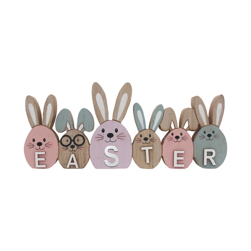 Bunny Easter Sign 29cm