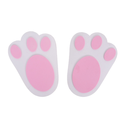 Bunny Foot Print 4pc 15cm