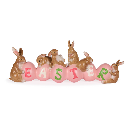 Sweet Pea Bunnies Easter Sign 47cm