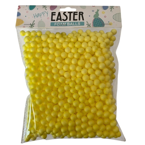 Foam Balls Yellow 1cm