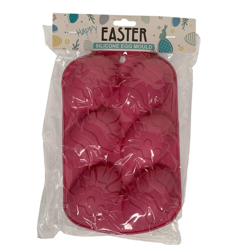 Silicone Egg Mould Pink 21cm