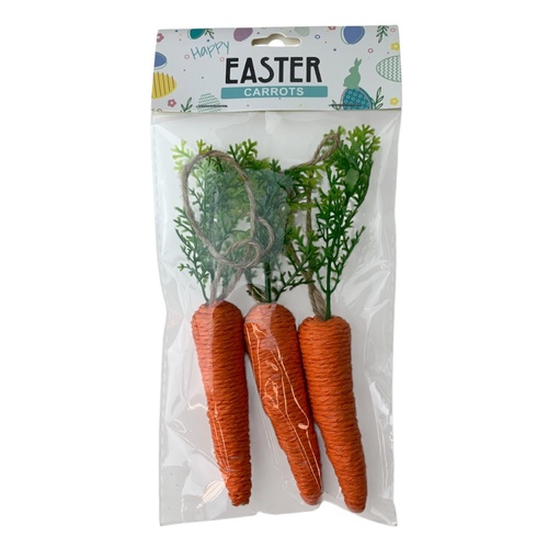 Jute Carrots 3pk 