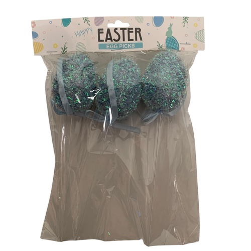 Egg Pick Blue 3pk