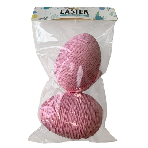 Hanging Eggs Pink 10cm