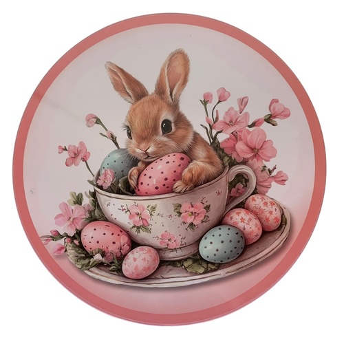 Melamine Cake Stand Pink 29cm