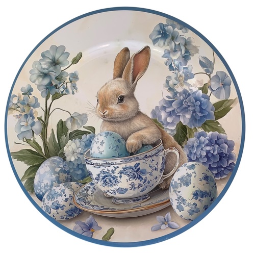 Melamine Plate Blue 33cm