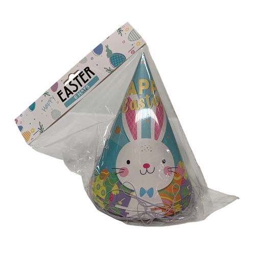 Easter Hats Blue 6pk