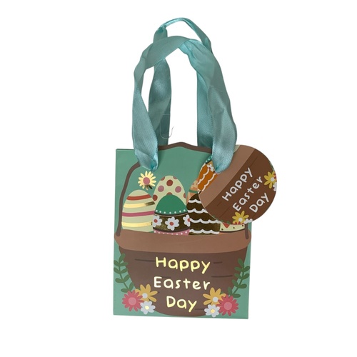 Easter Gift Bag Egg Basket 14cm