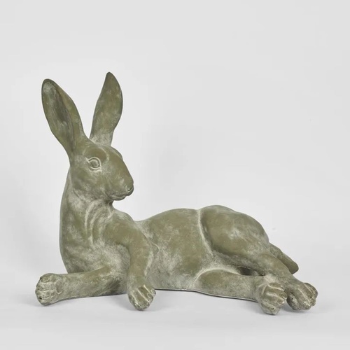 Henry Grey Hare Lying 42cm