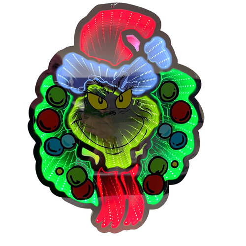 Infinity Grinch Wreath 40cm