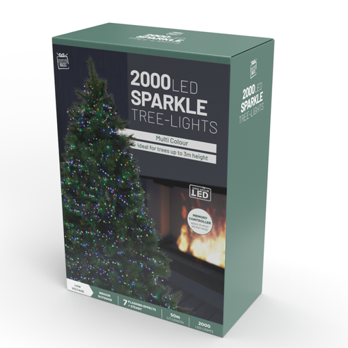 LED Fairy Lights Compact 2000 Multicolour