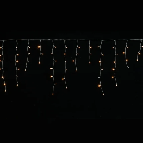 480 LED Twinkle Icicle Light Warm White