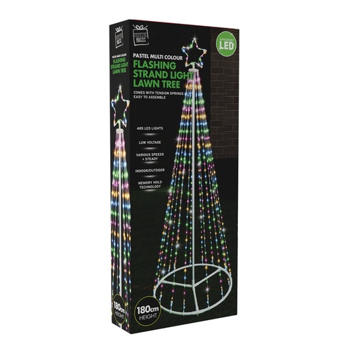 LED Flashing Strand Tree 180cm