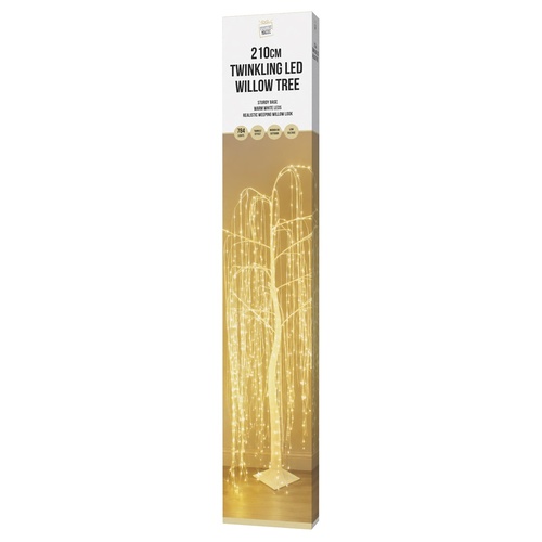 LED Twinkling Willow Tree 210cm