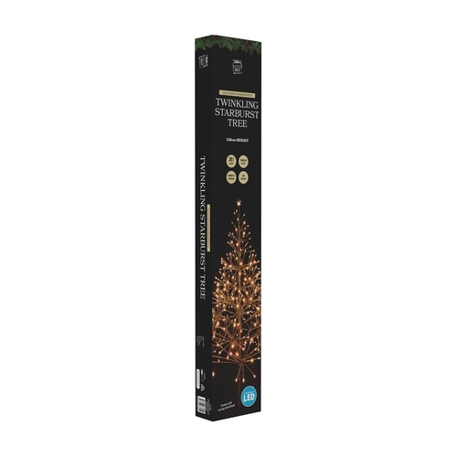 LED Twinking Starburst Tree 135cm