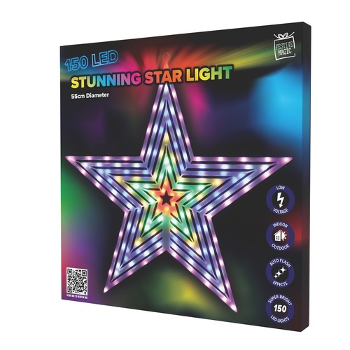 LED Flashing Star 56cm