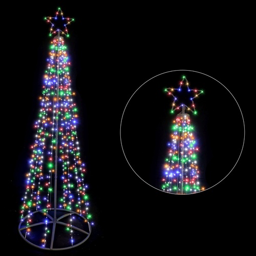 LED Waterfall Strand Tree Multicolour 205cm