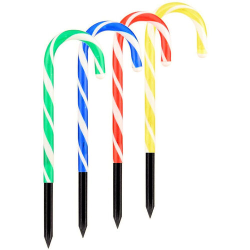 Candy Cane LED Light Set 4 Multicolour