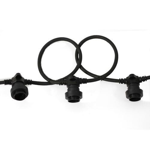 Festoon String Light Black Cable