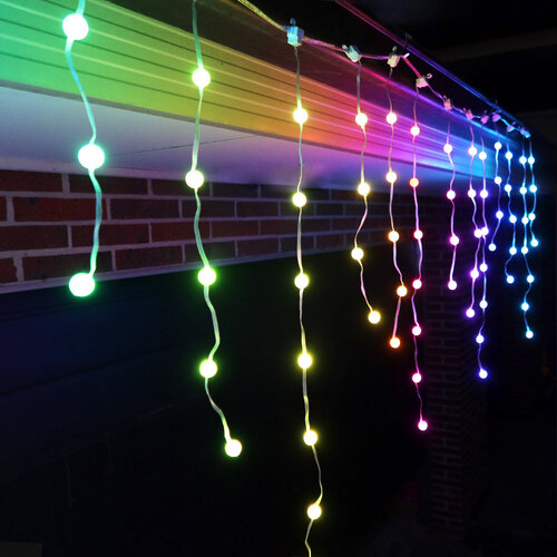 RGB Icicle Light with 15mm Balls