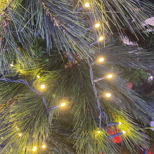 Warm white string christmas lights discount