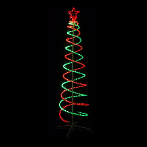 Double Spiral Tree 2.1m Red Green