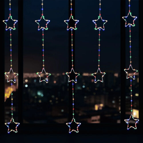 Star Curtain Light 325 LED 