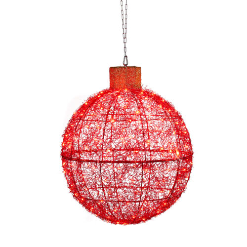 Light Up Bauble with Red Lights 