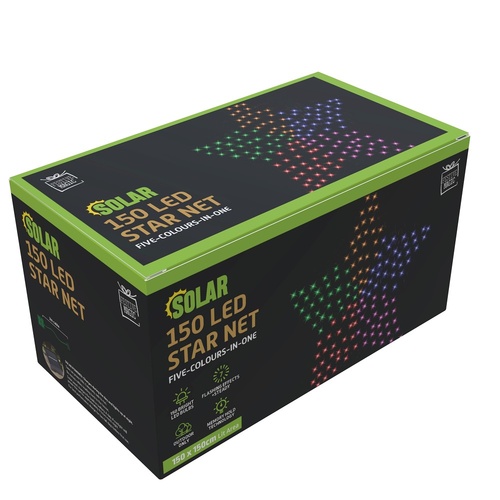 Solar Star Net Mulitcolour 150cm