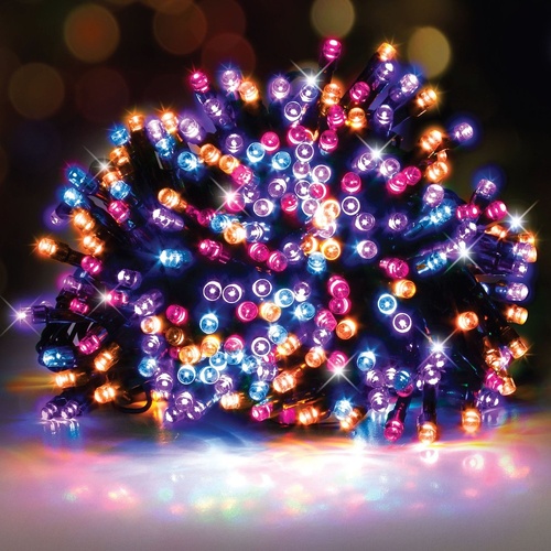 Solar USB Dual LED Fairy Lights 1000 Carnival