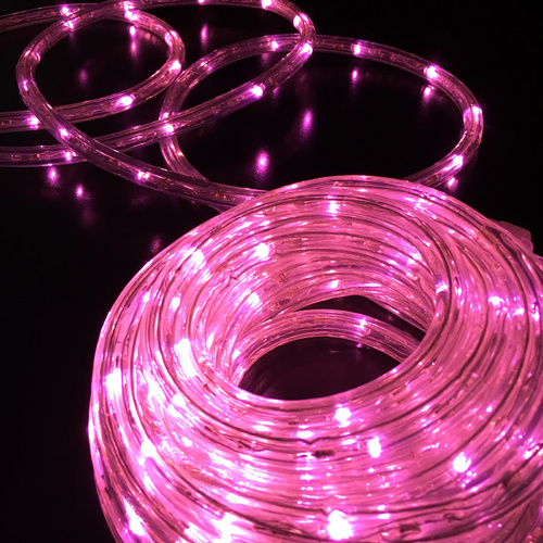 Rope Light 12V Pink 10m