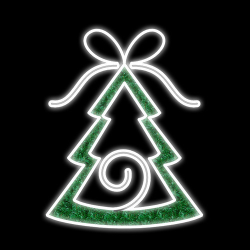 Green Christmas Tree Garland 80cm