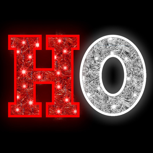 Large HO Red & White 100cm
