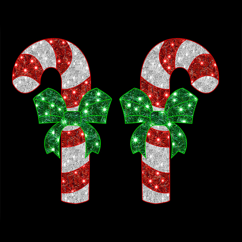 Candy Cane Pair 139cm
