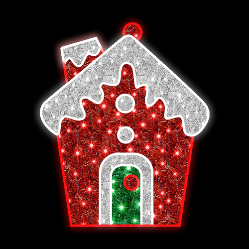 Candy Santa House 105cm