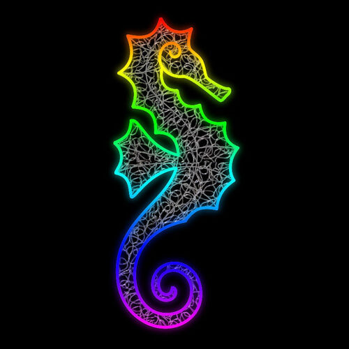 Seahorse Neon 120cm