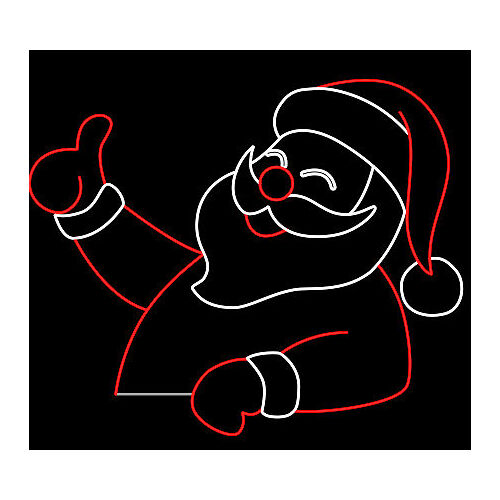 Large Thumbs Up Santa 183cm