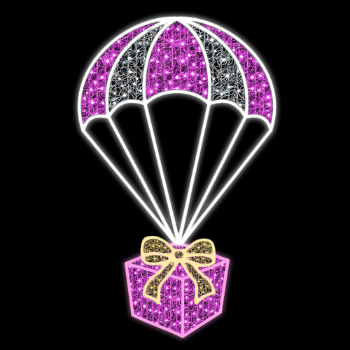 Parachuting Gift Pink 140cm