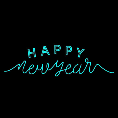 Happy New Year Sign 190cm