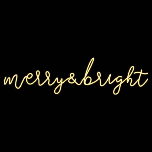 Merry & Bright Sign 190cm