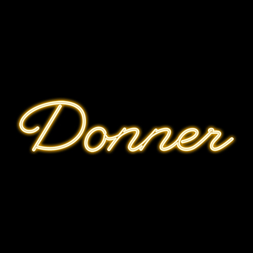 Donner Name Motif 195cm