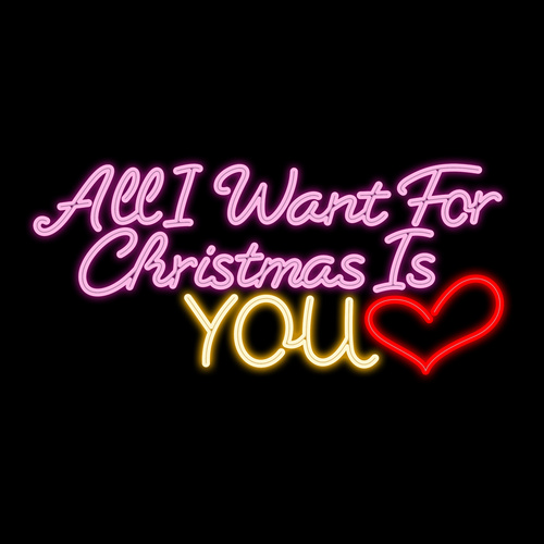 All I Want For Christmas Is You Motif 180cm