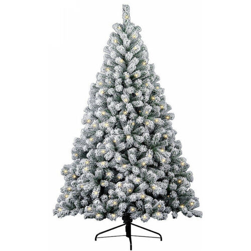 Snowy Flocked 6ft 180cm Pre-Lit