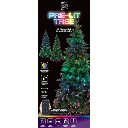 Lightshow Pre-Lit Tree 180cm