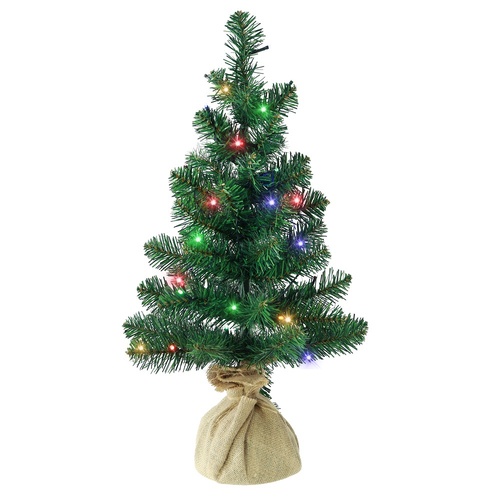 LED Multicolour Potted Tree 60cm