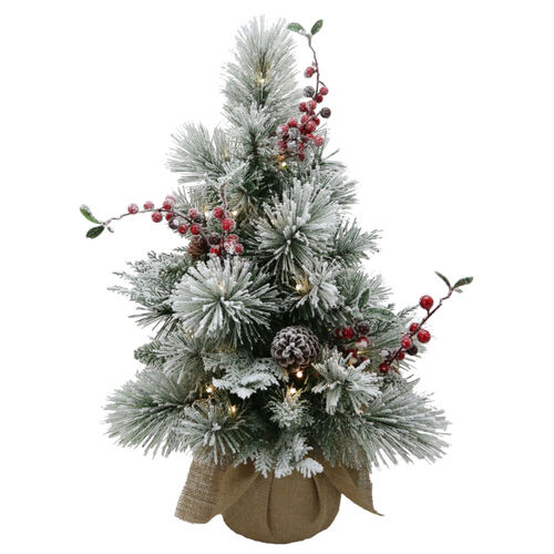 Snowy Bedford Pre-Lit Tree 2ft 61cm