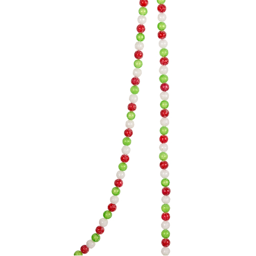 Garland Frosted Round Candy 183cm