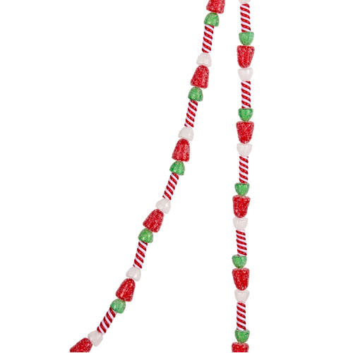 Garland Frosted Multi Shaped Candy 122cm
