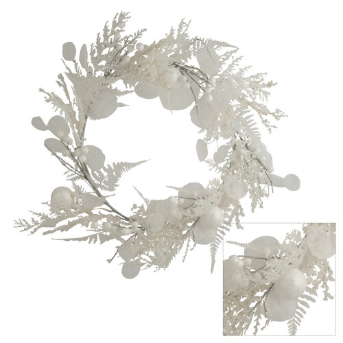 White Ice Wreath 61cm